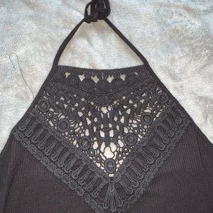 Black Knitted Bodysuit